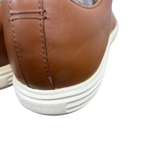 Cole Haan Men's Grand Crosscourt II Sneaker Cognac Brown Leather Casual Sz 13 - Picture 10 of 12